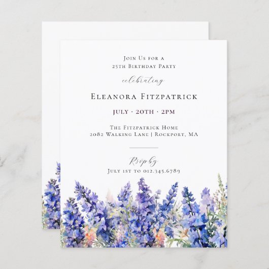 25. Geburtstag Juli Blume (Vorne/Hinten)