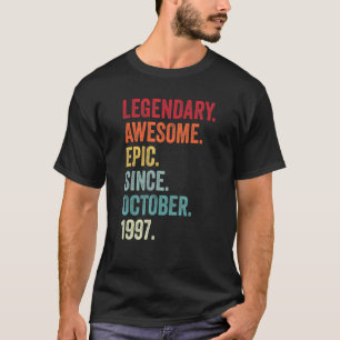 25. Geburtstag Legendäre Epic Phantastisch seit Ok T-Shirt