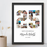 25. Geburtstag Nr. 25 Custom Foto Collage Poster<br><div class="desc">Feiern Sie den 25. Geburtstag mit diesem personalisierten 25 Foto Collage Poster. Dieses individuell gestaltbare Geschenk eignet sich auch für Hochzeitsfeiern. Es ist eine großartige Möglichkeit, wertvolle Erinnerungen aus Ihrer Hochzeit und Ihrem verheirateten Leben zu zeigen. Das Poster enthält eine Collage von Fotos, die diese besonderen Momente erfassen, und kann...</div>