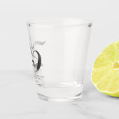 25. Geburtstag Silberne Hochzeit Jahrestag Schnapsglas (Rechts)