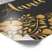 25. Geburtstag Silver Wedding 25 Jahre Fotodruck (Ecke)