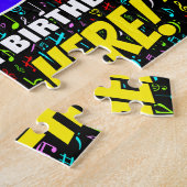 25. Geburtstag — Spaß, bunte Musiksymbole & "25" Puzzle (Seite)