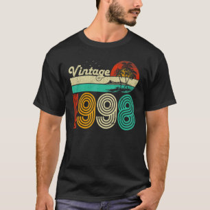25. Geburtstag Vintag 1998 25 Jahre alte Männer Fr T-Shirt