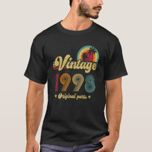 25. Geburtstag Vintag 1998 Urteilsjahr T-Shirt