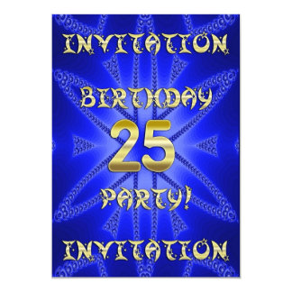 25 Geburtstag Einladungen Zazzle.de