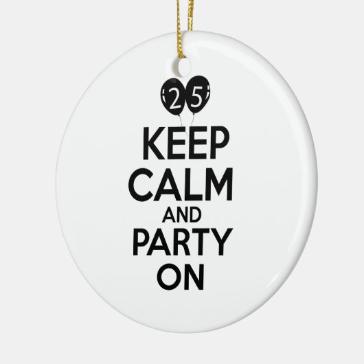 25. Geburtstagsentwürfe Keramikornament (Links)