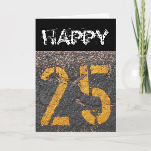 25. Geburtstagskarte Karte