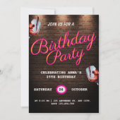 25. Geburtstagskarten Einladung (Vorderseite)