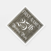 25. Geburtstagsparty - Extravagantes Drehbuch, Imi Serviette (Ecke)