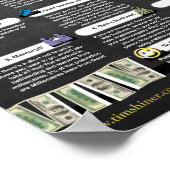 25 Gewohnheiten eines Millionärs Poster (Ecke)