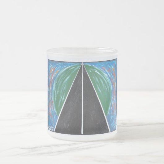 25. Grünes Licht Mattglastasse (Mittel)