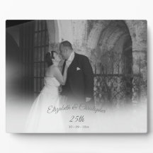 25. Hochzeit Foto Jahrestag Silver