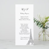 25 Hochzeiten in Pariser Programmen Programm (Stehend Vorderseite)