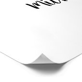 25. Hochzeitstag 25. FotoCollage Poster (Ecke)