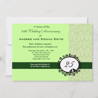 25. Hochzeitstag Einladung