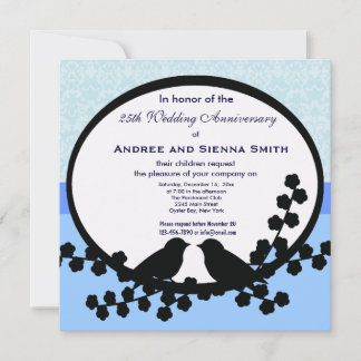 25. Hochzeitstag Einladung