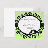 25. Hochzeitstag Einladung (Vorne/Hinten)