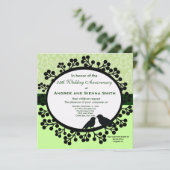 25. Hochzeitstag Einladung (Stehend Vorderseite)