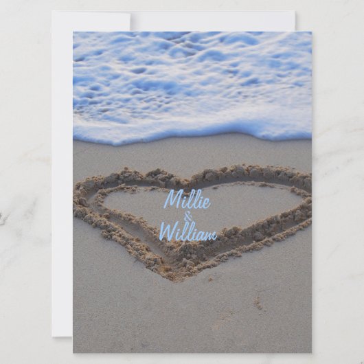 25. Hochzeitstag Einladung (Rückseite)