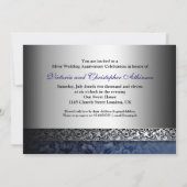 25. Hochzeitstag Foto Einladungen (Rückseite)