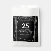 25. Hochzeitstag Gefälligkeitsags Geschenktütchen (Vorderseite)