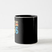 25. Hochzeitstag Geschenk für ihn Zweifarbige Tasse (Mittel)