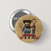 25. Hochzeitstag-Geschenke Button (Vorne & Hinten)