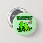 25. Hochzeitstag-Geschenke Button (Vorne & Hinten)