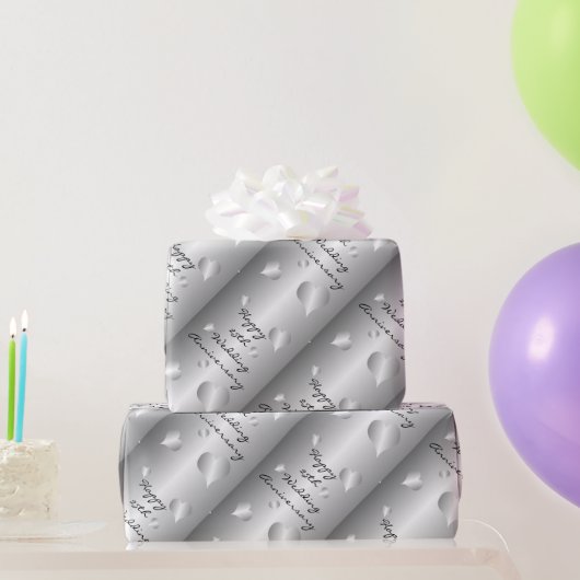 25. Hochzeitstag Geschenkpapier (Partygeschenke)