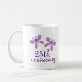 25. Hochzeitstag Kaffeetasse (Links)