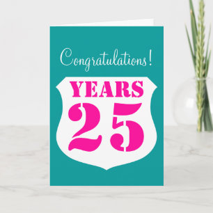 25. Hochzeitstag Karte