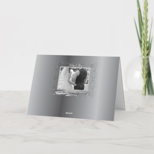 25. Hochzeitstag Karte (Rückseite)