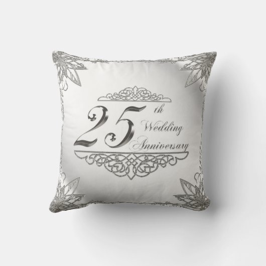 25. Hochzeitstag Kissen (Rückseite)