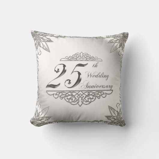 25. Hochzeitstag Kissen (Vorderseite)