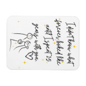 25. Hochzeitstag  Magnet (Horizontal)