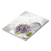 25. Hochzeitstag Notizblock (Rotiert)