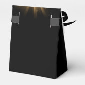 25. Hochzeitstag Party Gold Disco Ball Geschenkschachtel (Rückseite)