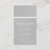 25. Hochzeitstag Personalisiert Visitenkarte (Rückseite)