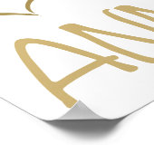 25. Hochzeitstag Poster (Ecke)