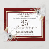 25. Hochzeitstag Save the Date (Vorderseite)