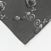 25. Hochzeitstag Silberne Rose Herzenslust Fleece (Ecke)