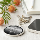 25. Hochzeitstag-silberne Schlüsselkette Schlüsselanhänger (Seite)