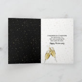 25. Hochzeitstag Sparkler Karte (Innenseite)