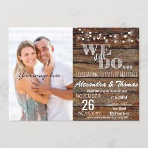 25. Hochzeitstag, wir machen noch immer Jahrestag Einladung