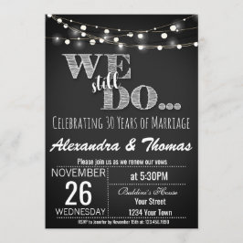 25. Hochzeitstag, wir machen noch immer Jahrestag Einladung