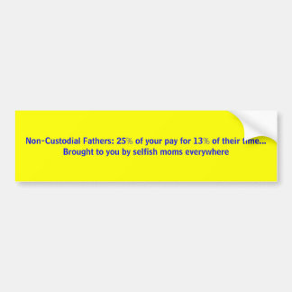 25% Ihres Lohns für 13% ihrer Zeit… Autoaufkleber