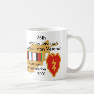25. INF Div Afgan Vet Kaffeetasse
