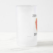 25. Inf Div. Franc m/1 Mattglas Bierglas (Mittel)