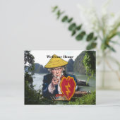 25. Inf Div ID Infanterieabteilung Veteranen Postkarte (Stehend Vorderseite)