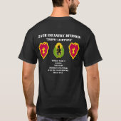 25. Infanterie-Abteilungs-T-Shirt T-Shirt (Rückseite)